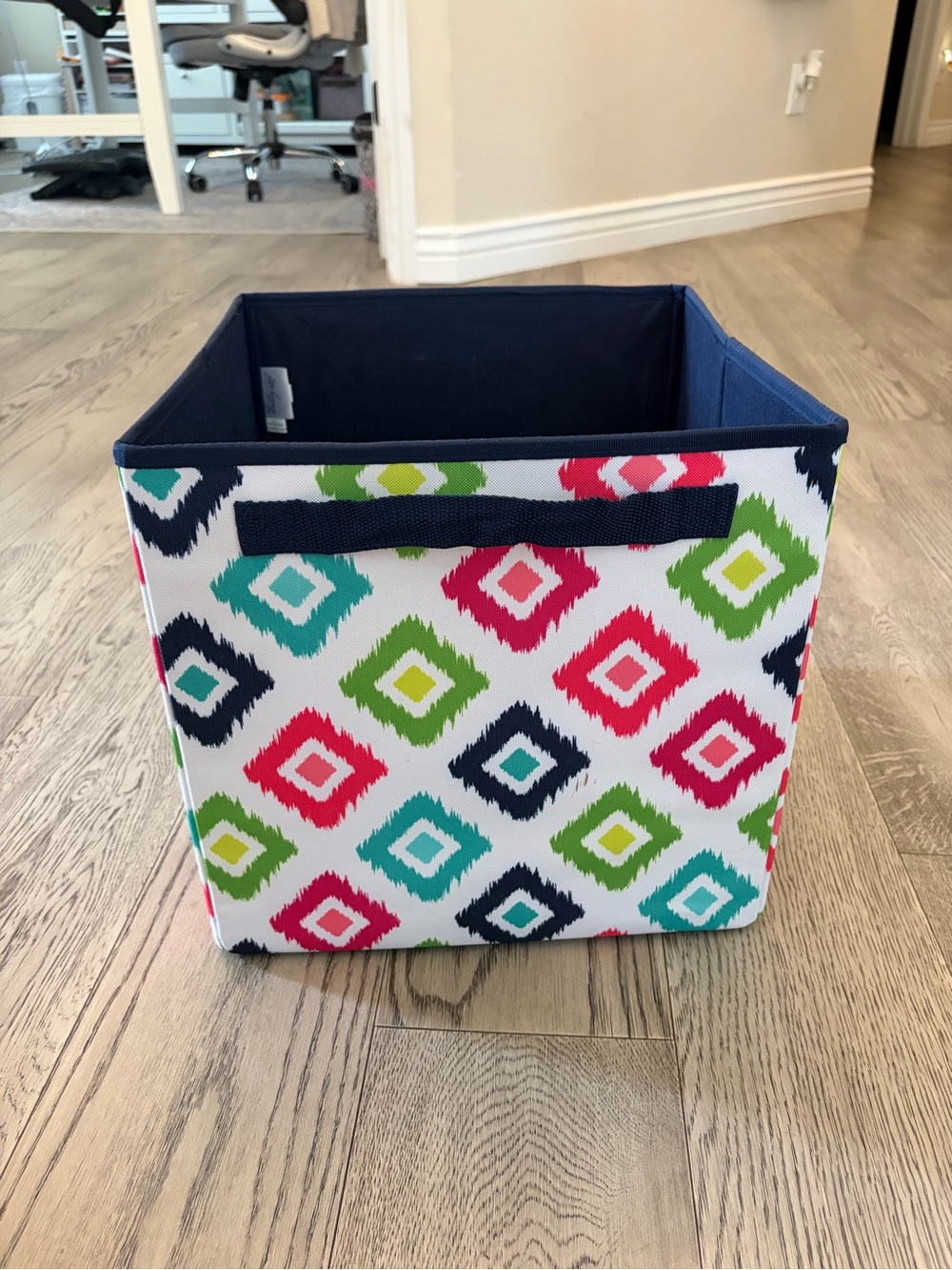 Thirty-One Gifts Multicolor Diamond Fabric Storage Bin